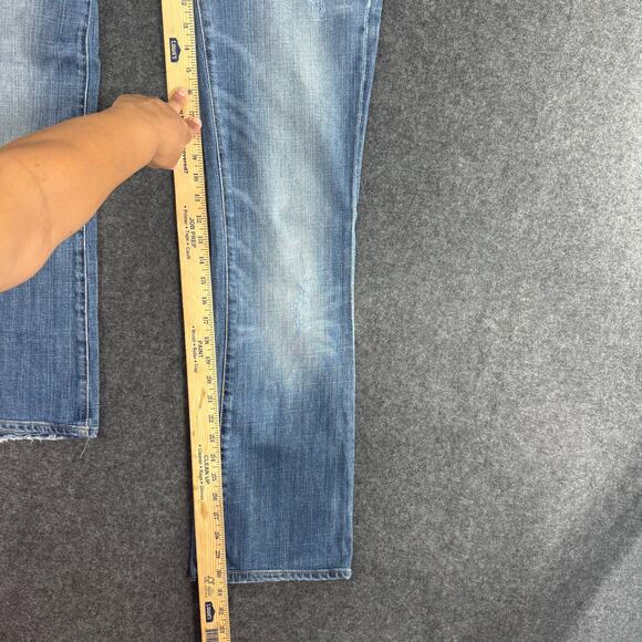 CITIZENS OF HUMANITY Blue‎ Denim Jeans Womens 28 Boho #111 Bootcut Low-Rise - Picture 9 of 10